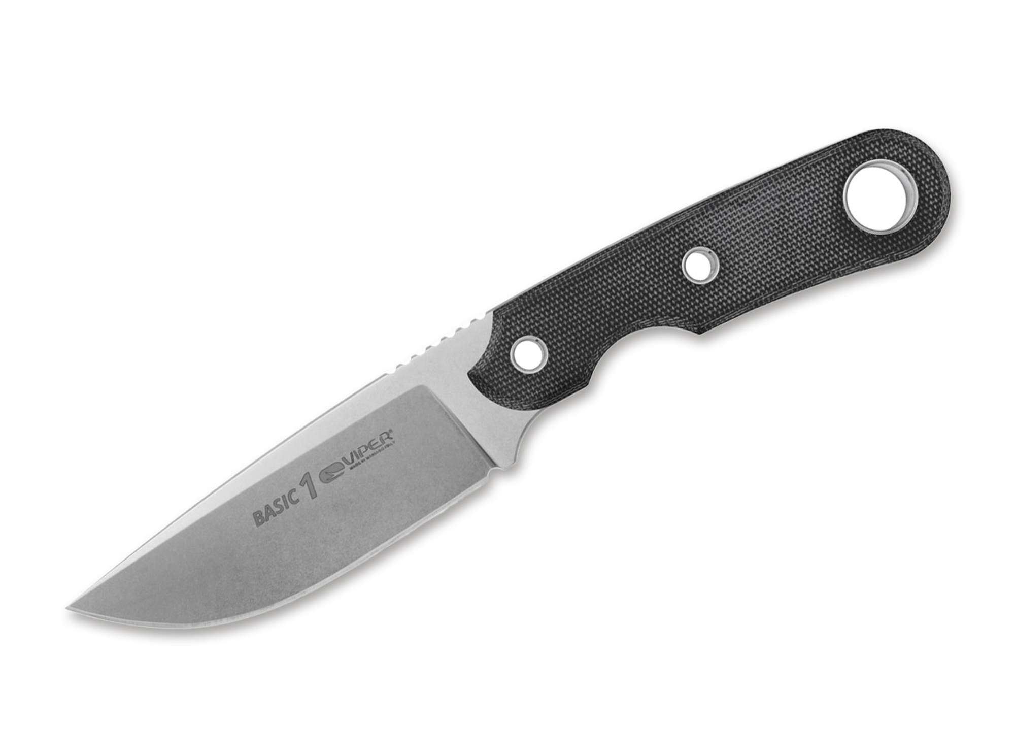 Basic 1 D2 Micarta Black