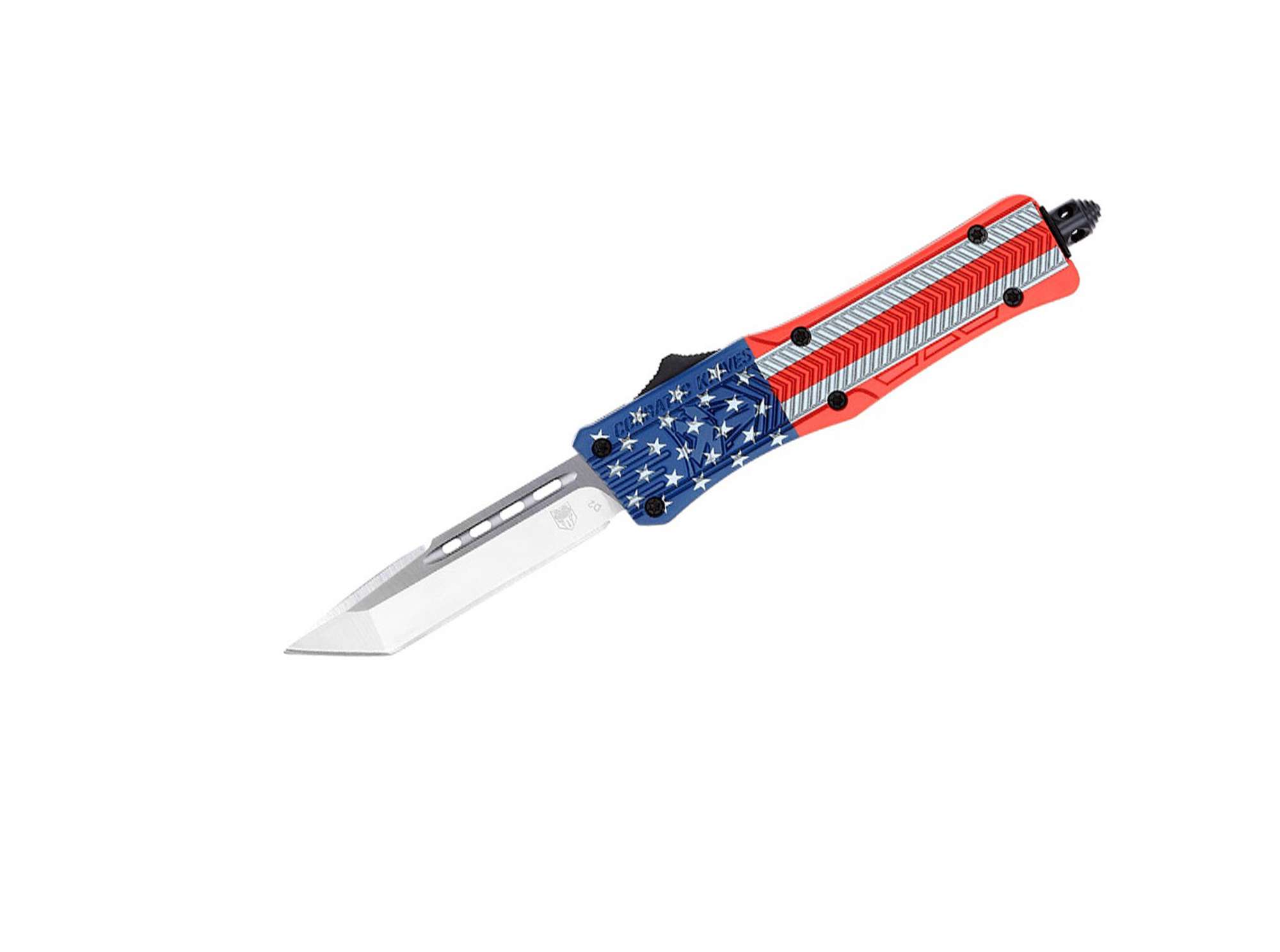 Large CTK-1 Cerakote American Flag Tanto Not Serrated