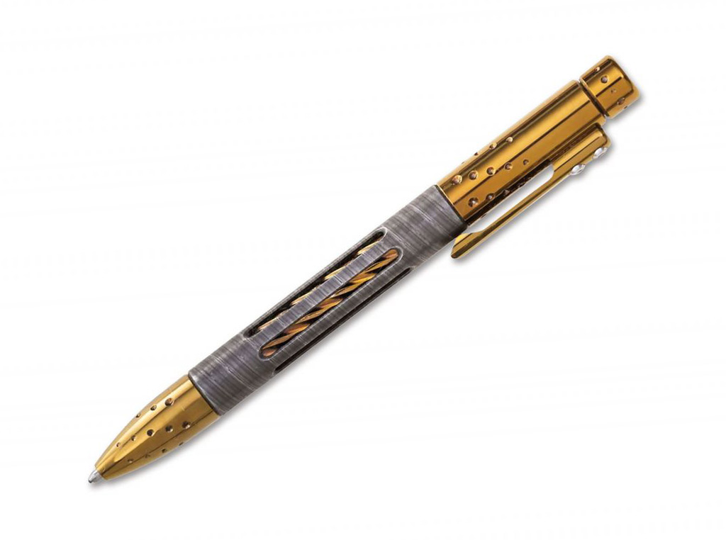 Nyala Pen Damast Shiny Bronze