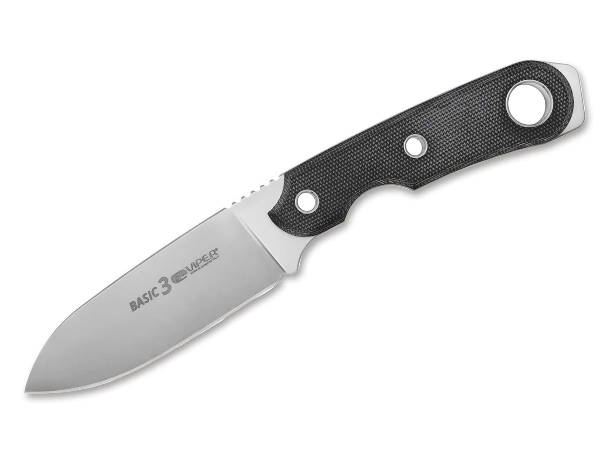 Basic 3 MagnaCut Micarta Black