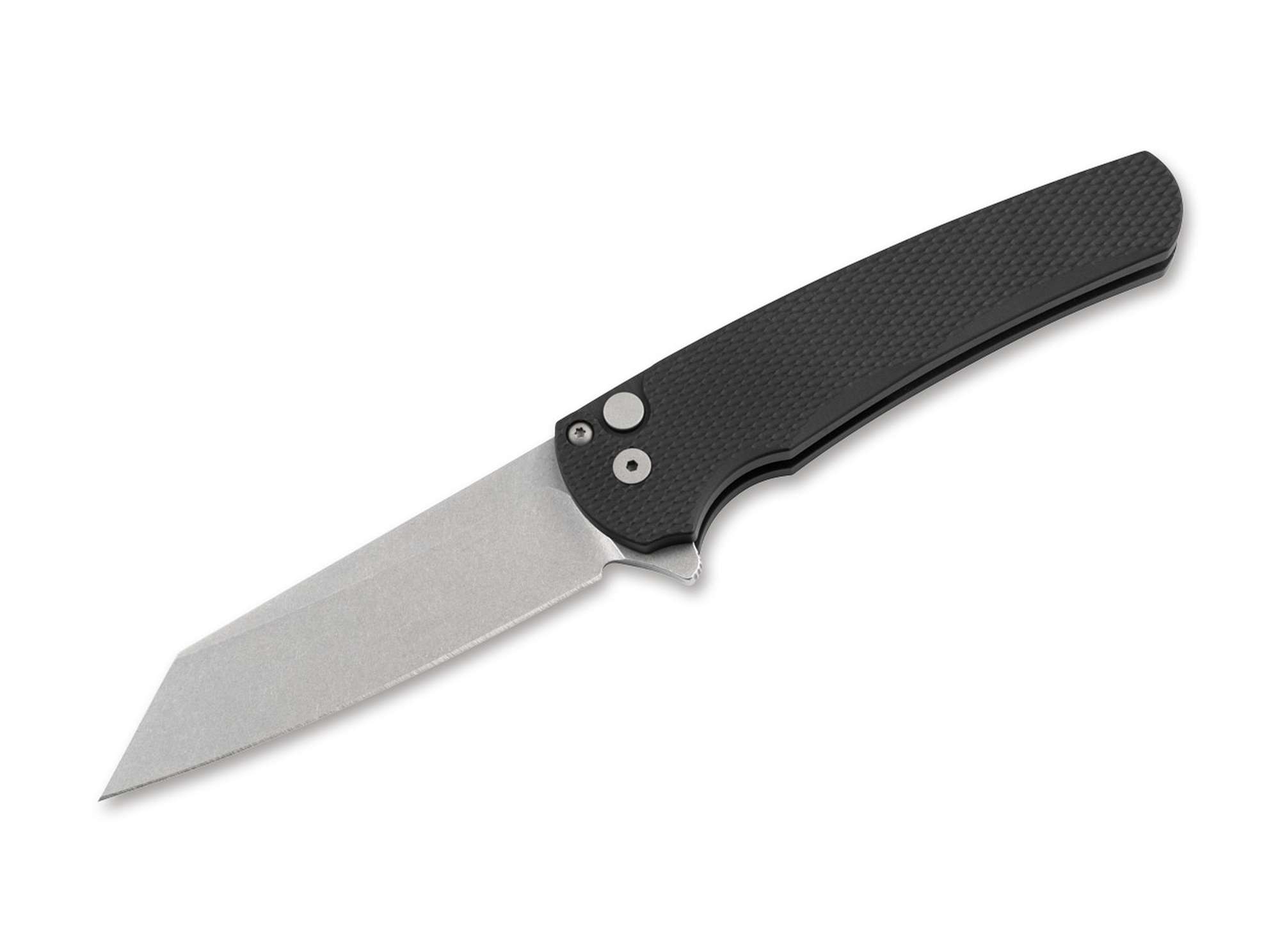 5205 Malibu Reverse Tanto Stonewashed Textured Aluminum Black