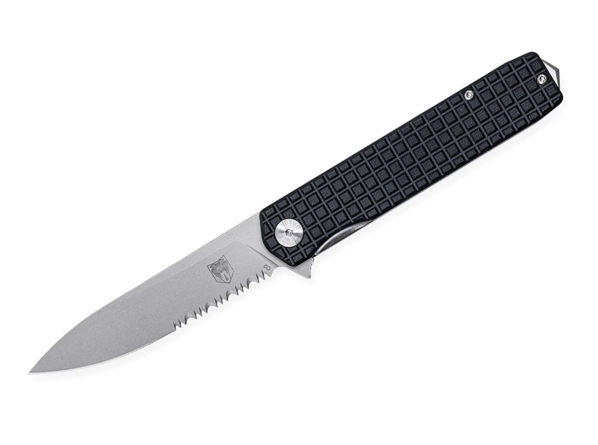 Medium Cayden Black Drop Serrated