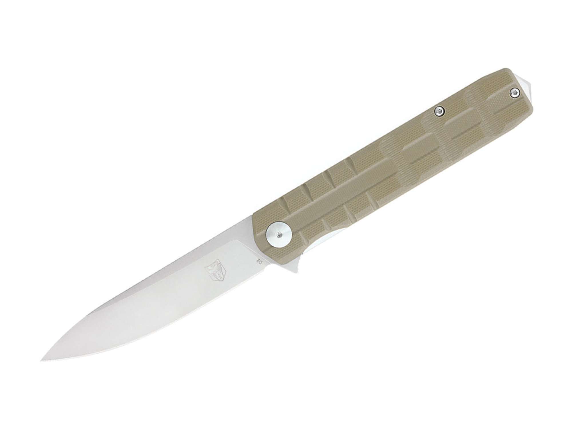 Kuzio G10 Tan Drop Not Serrated