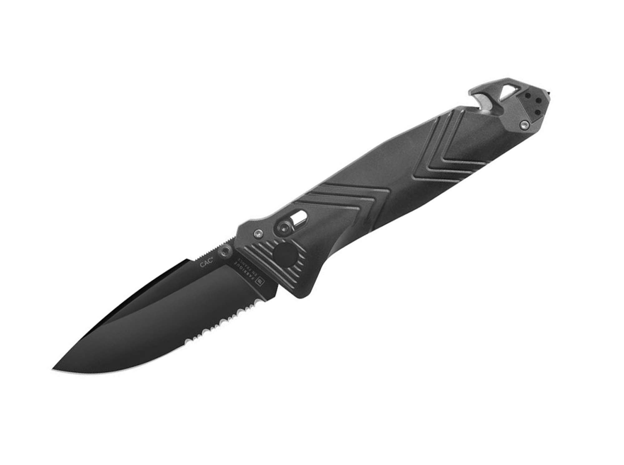 C.A.C. PA6 Black Serrated