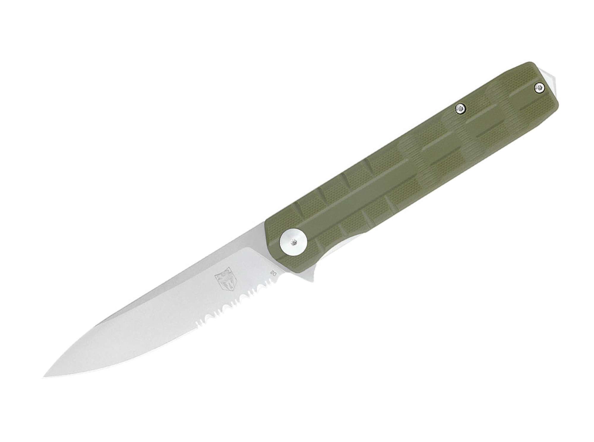 Kuzio G10 OD Green Drop Serrated