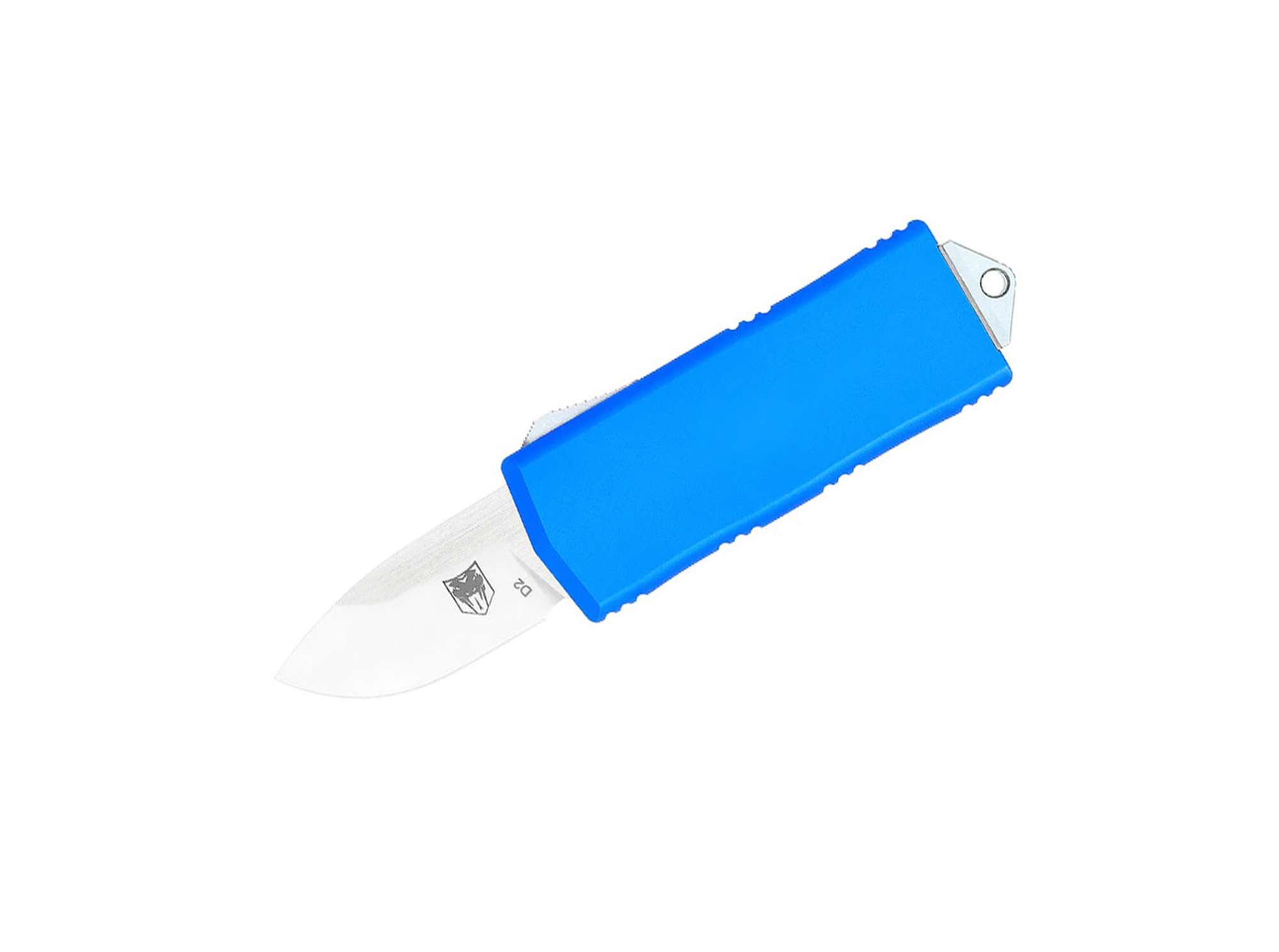 Blue OTF Money Clip Drop Not Serrated