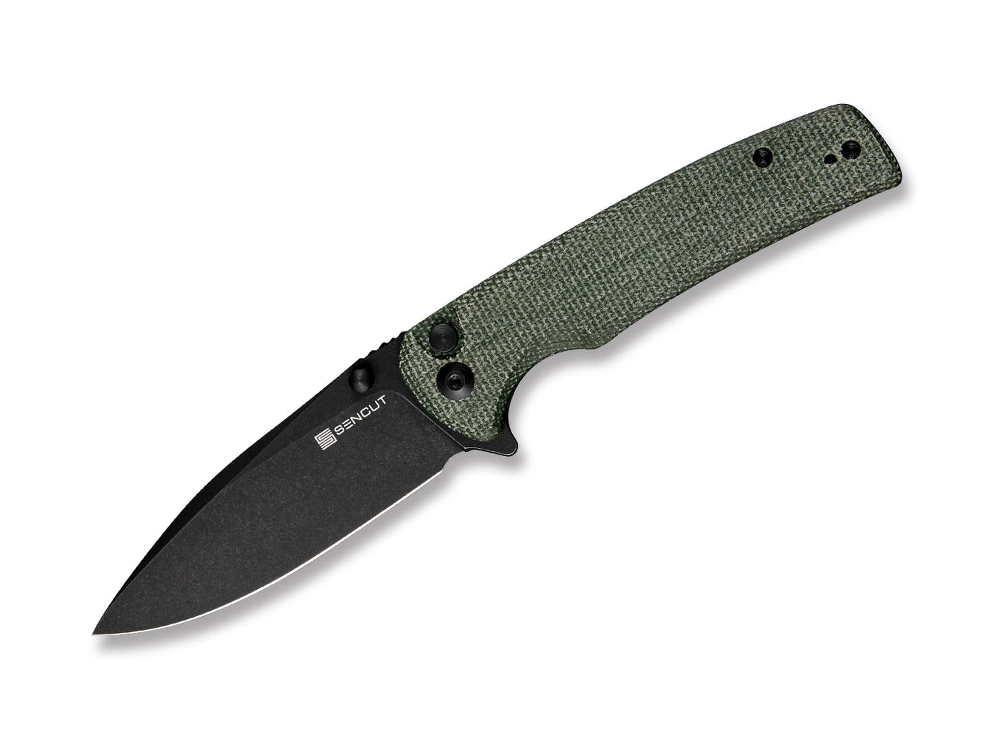 Sachse Micarta Green Black Blade