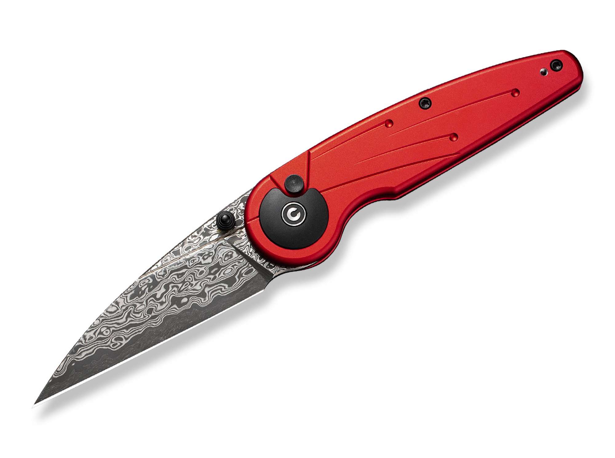 Starflare Aluminum Red Damascus